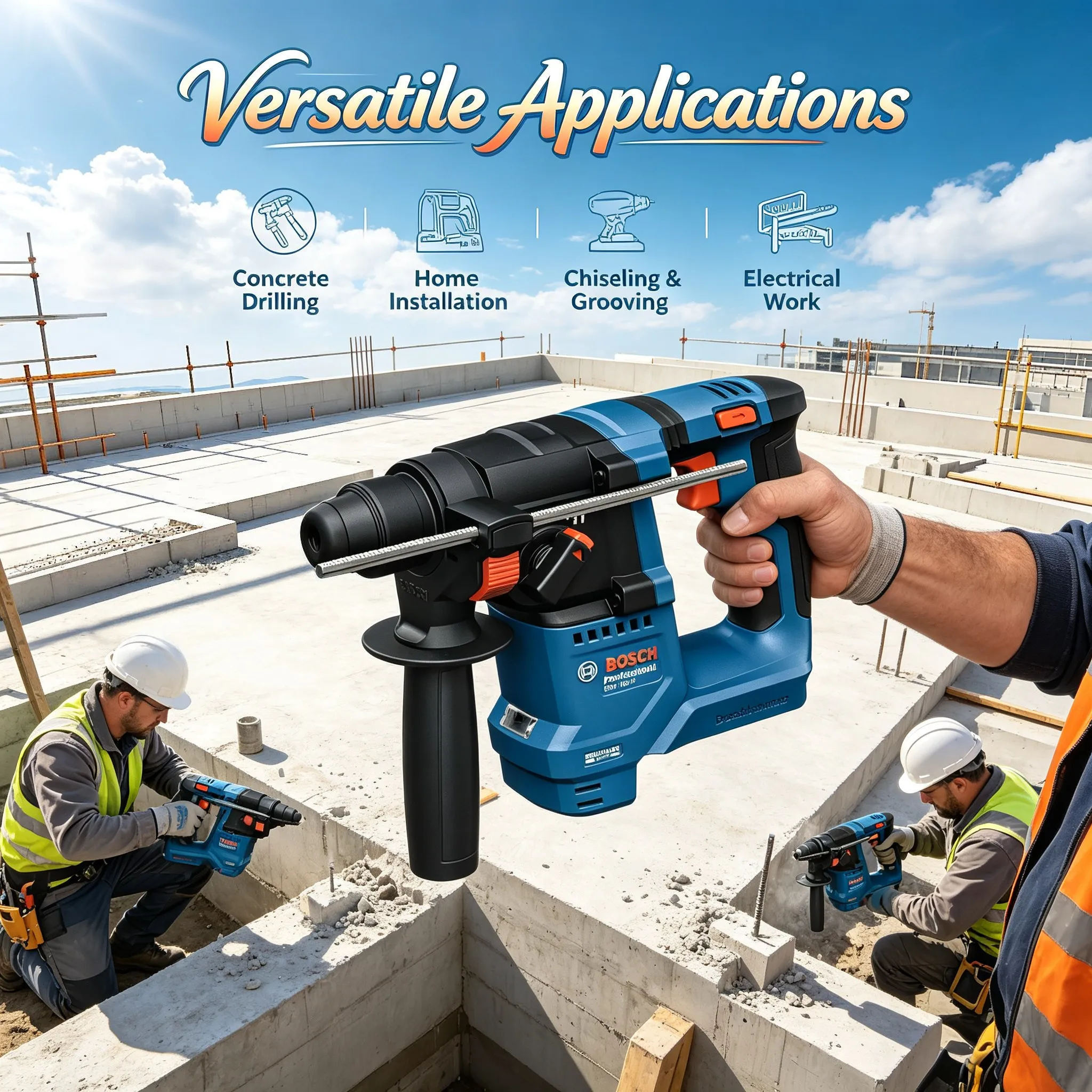 BOSCH GBH 18V-18 Cordless Rota - Power Tools Professional recension och pris