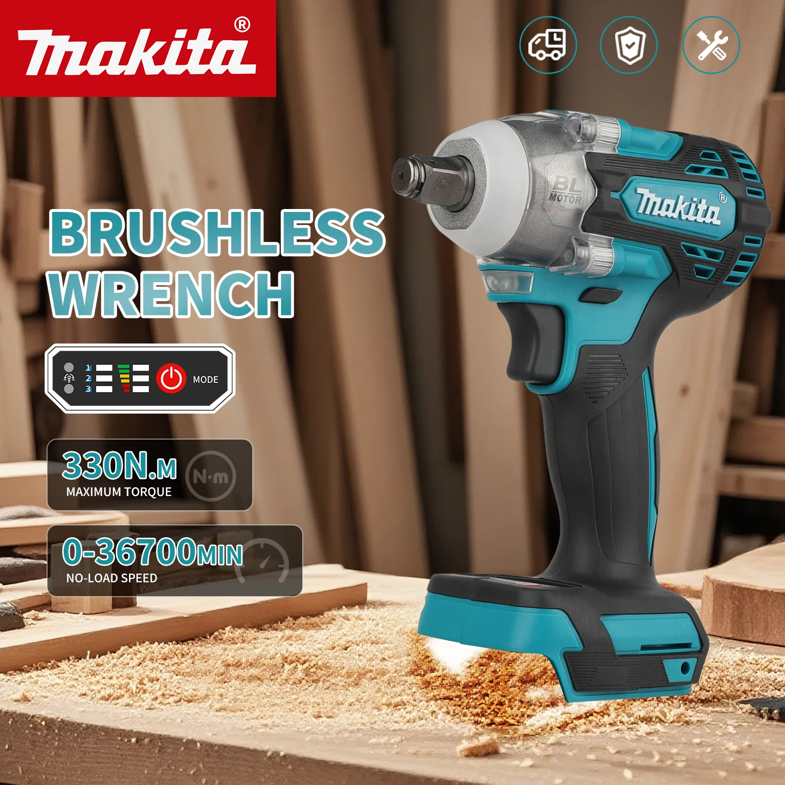 For Makita DTW300 Brushless Im - Makita Drill Dtw300 recension och pris